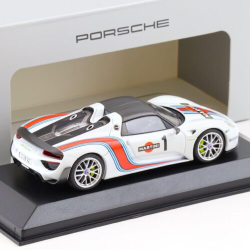 1:43 Minichamps Porsche 918 Spyder Weissach Package #1 Martini WAP DEALER