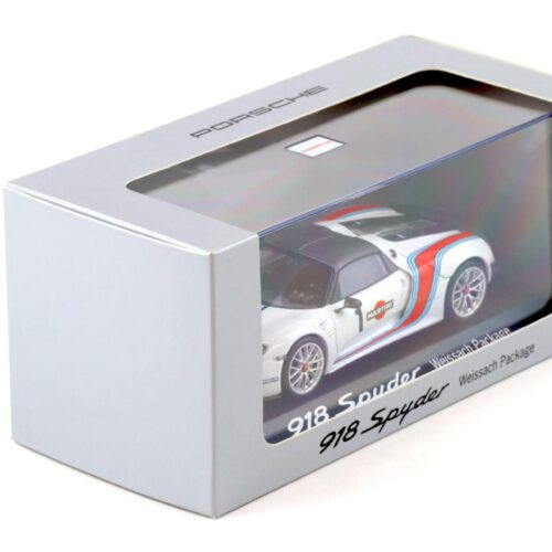 1:43 Minichamps Porsche 918 Spyder Weissach Package #1 Martini WAP DEALER