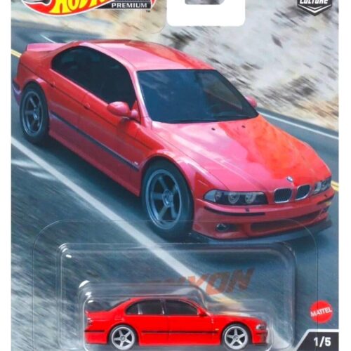 1:64 Hot Wheels Premium 2023 Canyon Warriors BMW M5 E39 Limousine red HKC52