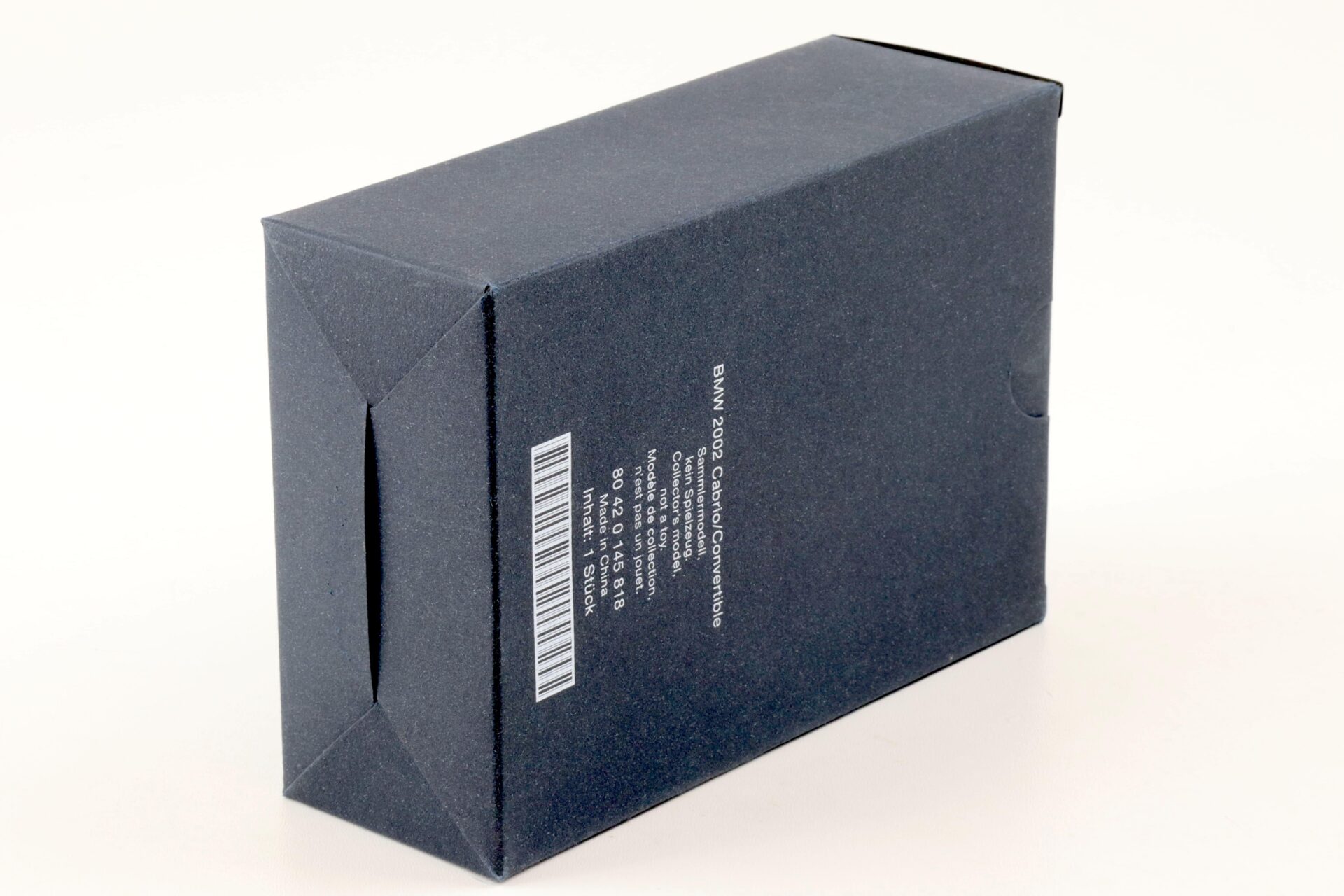 1:43 Minichamps BMW 2002 Convertible silver DEALER VERSION