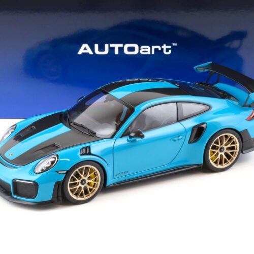 1:18 AUTOart Porsche 911 (991.2) GT2 RS 2017 Weissach Package Miami blue 78175