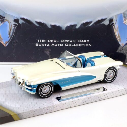 1:18 Minichamps 1955 General Motors LaSalle II Roadster Concept white Bortz Auto Collection