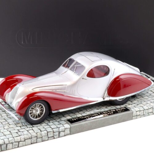 1:18 Minichamps 1937 Talbot Lago T 150 C SS Coupe silver/ red - Limited 300 pcs.