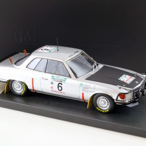 1:18 Minichamps Mercedes 450 SLC 5.0 Winner Mikkola / Hertz #6 Rally Bandama 1979