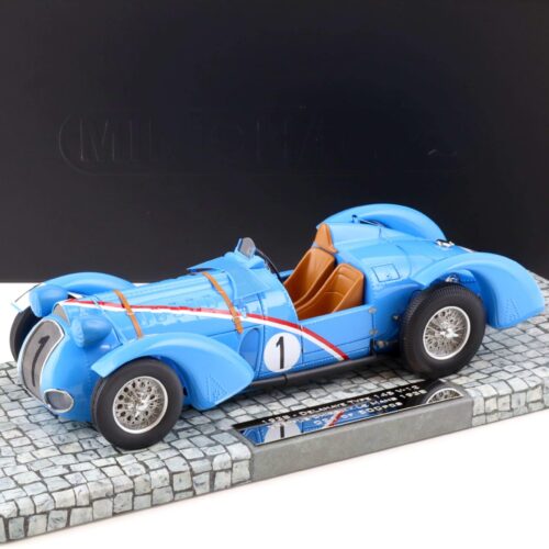 1:18 Minichamps 1938 Delahaye Type 145 V-12 Dreyfus/Chiron #1 Le Mans 1938