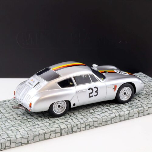 1:18 Minichamps Porsche 356 B 1600 GS Carrera GTL Abarth #23 Koch Solitude 1962