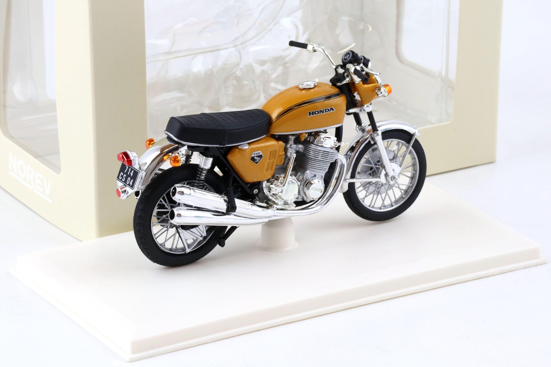 1:18 Norev 1969 Honda CB750 Motorrad Bike orange metallic 182025