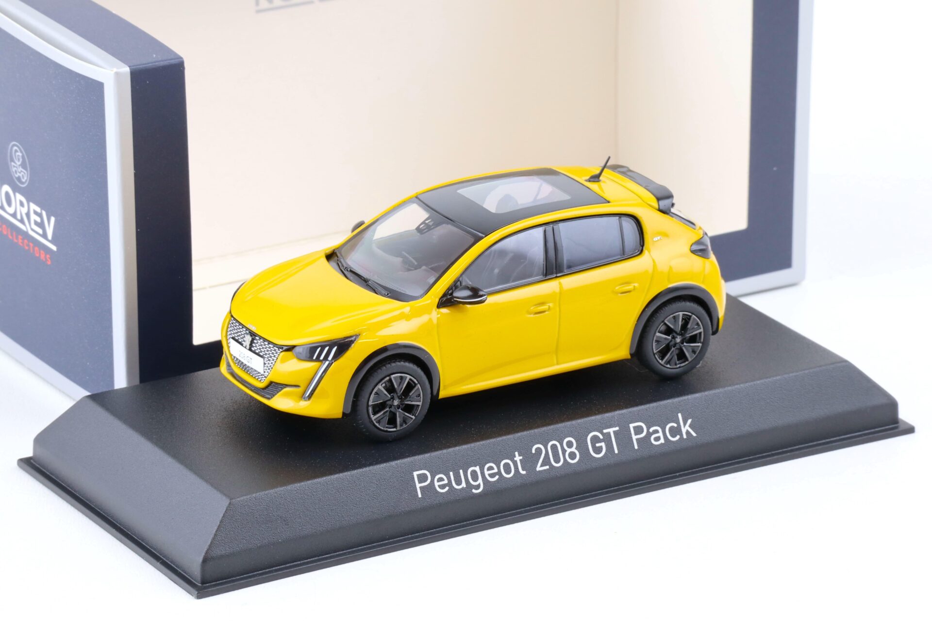 ID 81598 orig 1.jpg 1:43 Norev Peugeot 208 GT Pack 2022 Faro yellow 472835
