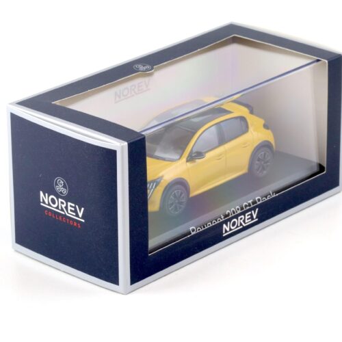 1:43 Norev Peugeot 208 GT Pack 2022 Faro yellow 472835