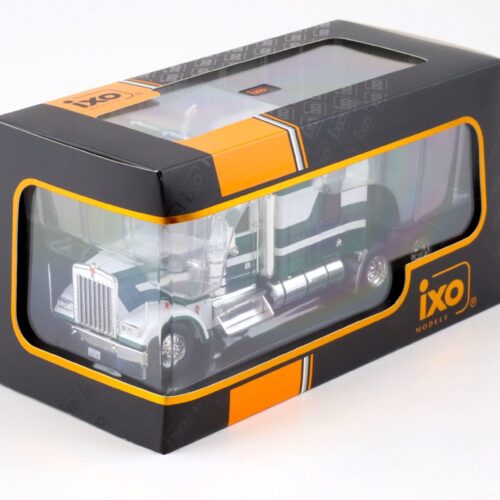 1:43 IXO 1990 Kenworth W900 Big Sleeper SZM Truck white/ green