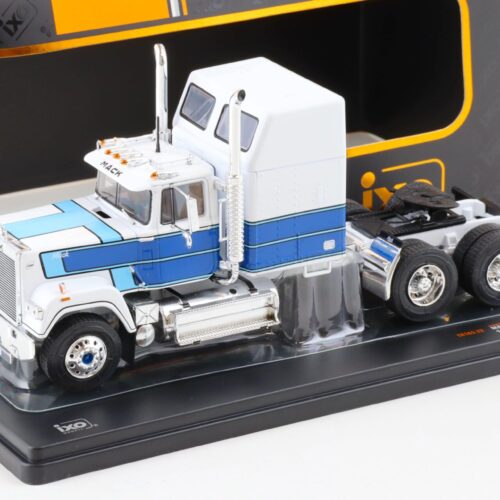 1:43 IXO 1985 Mack Superliner Magnum SZM Truck white/ blue
