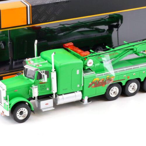 1:43 IXO 1970 Peterbilt 359 Wrecker Truck Abschlepper Tow Truck green