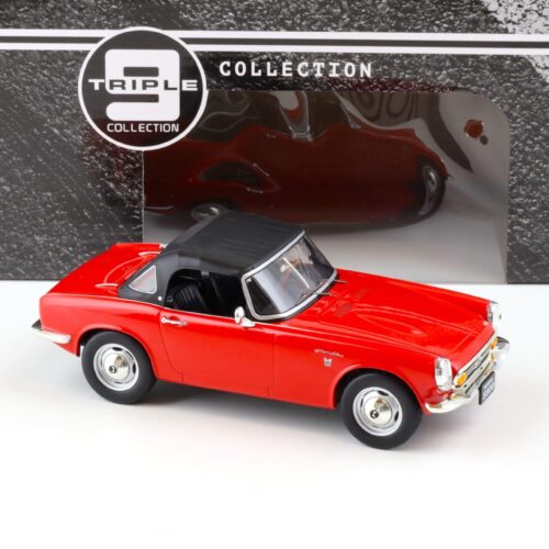 1:18 Triple9 Honda S800 with removable Soft-Top red 1966