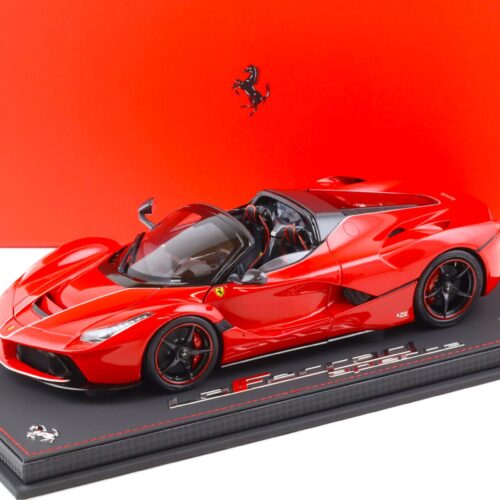 1:18 BBR Ferrari LaFerrari Aperta Rosso Corsa 322/ black wheels - Limited 72 pcs.