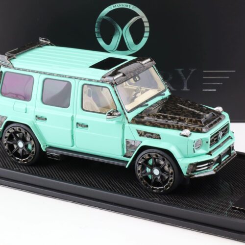 1:18 Motorhelix Mercedes G-Class G63 AMG Mansory blue - Limited 49 pcs.