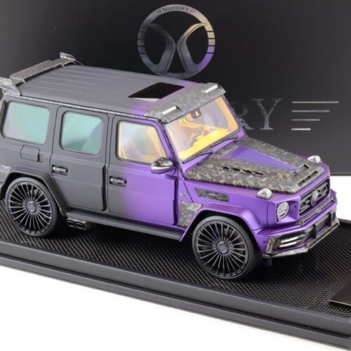 1:18 Motorhelix Mercedes G-Class G63 AMG Mansory UAE matt black/ purple - Limited 99 pcs.