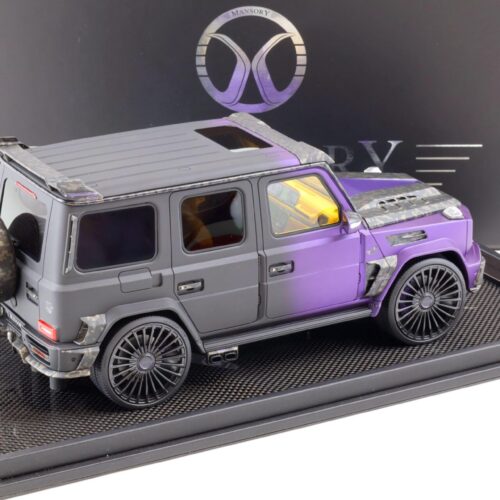 1:18 Motorhelix Mercedes G-Class G63 AMG Mansory UAE matt black/ purple - Limited 99 pcs.