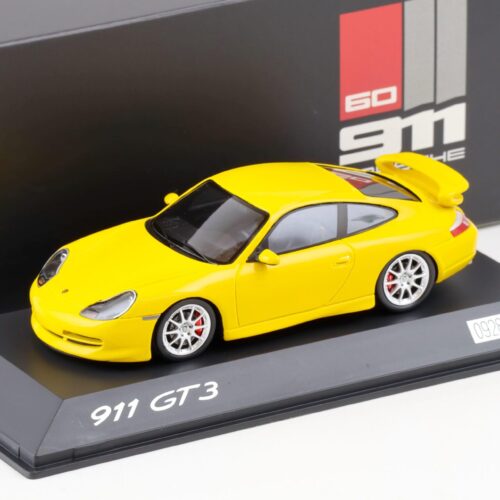 1:43 Spark Porsche 911 (996) GT3 Coupe yellow 60 Years 911 WAP DEALER