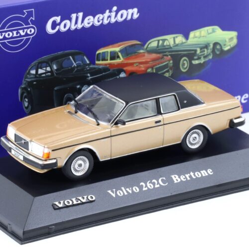 1:43 Atlas IXO Volvo Collection 1982 Volvo 262C Bertone gold metallic