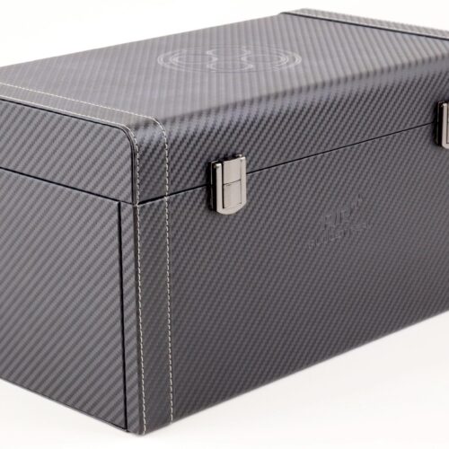 1:18 BBR Almost Real Pagani Zonda F Mercurio grey with suitcase - Limited 100 pcs.