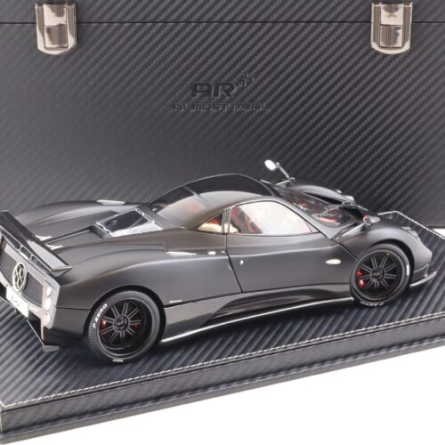 1:18 BBR Almost Real Pagani Zonda F matt black with suitcase - Limited 50 pcs.
