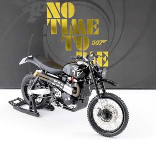 1:12 Corgi Triumph Scrambler 1200 James Bond 007 No Time To Die black