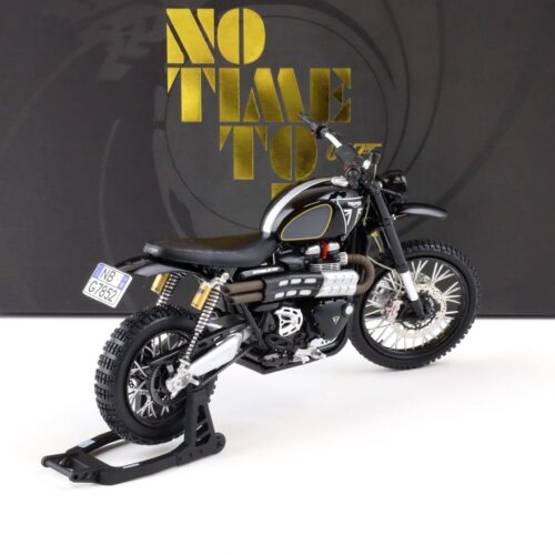 1:12 Corgi Triumph Scrambler 1200 James Bond 007 No Time To Die black