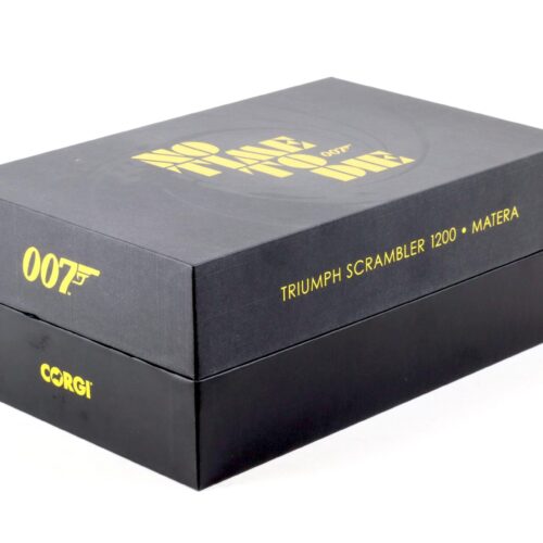 1:12 Corgi Triumph Scrambler 1200 James Bond 007 No Time To Die black