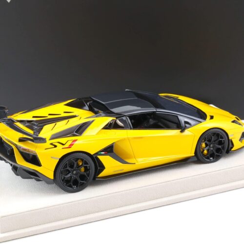 1:18 EIDOLON MAKE UP Lamborghini Aventador SVJ Roadster 2019 Giallo Inti - Limited 30 pcs.