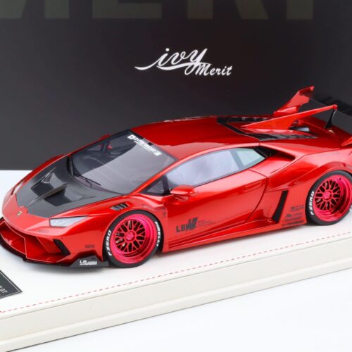 1:18 Ivy Model Merit Lamborghini Huracan GT LB Silhouette Works LBWK metallic red