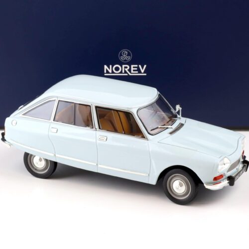 1:18 Norev Citroen Ami 8 Club 1969 Thasos blue - Limited 300 pcs.