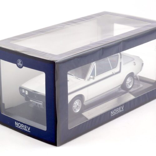 1:18 Norev Renault 17 Gordini Recouvrable 1975 white & black deco - Limited 300 pcs.