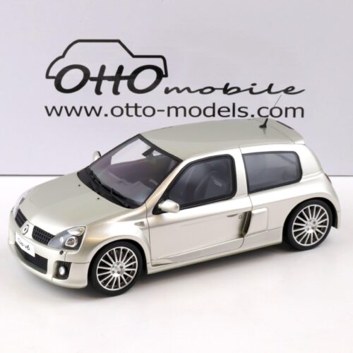 1:18 OTTO mobile OT842 Renault Clio V6 Phase 2 silver/ grey