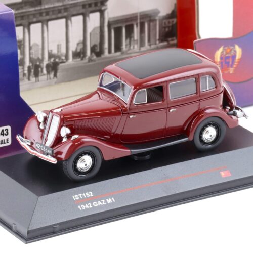 1:43 IST Models GAZ M1 dark red 1942