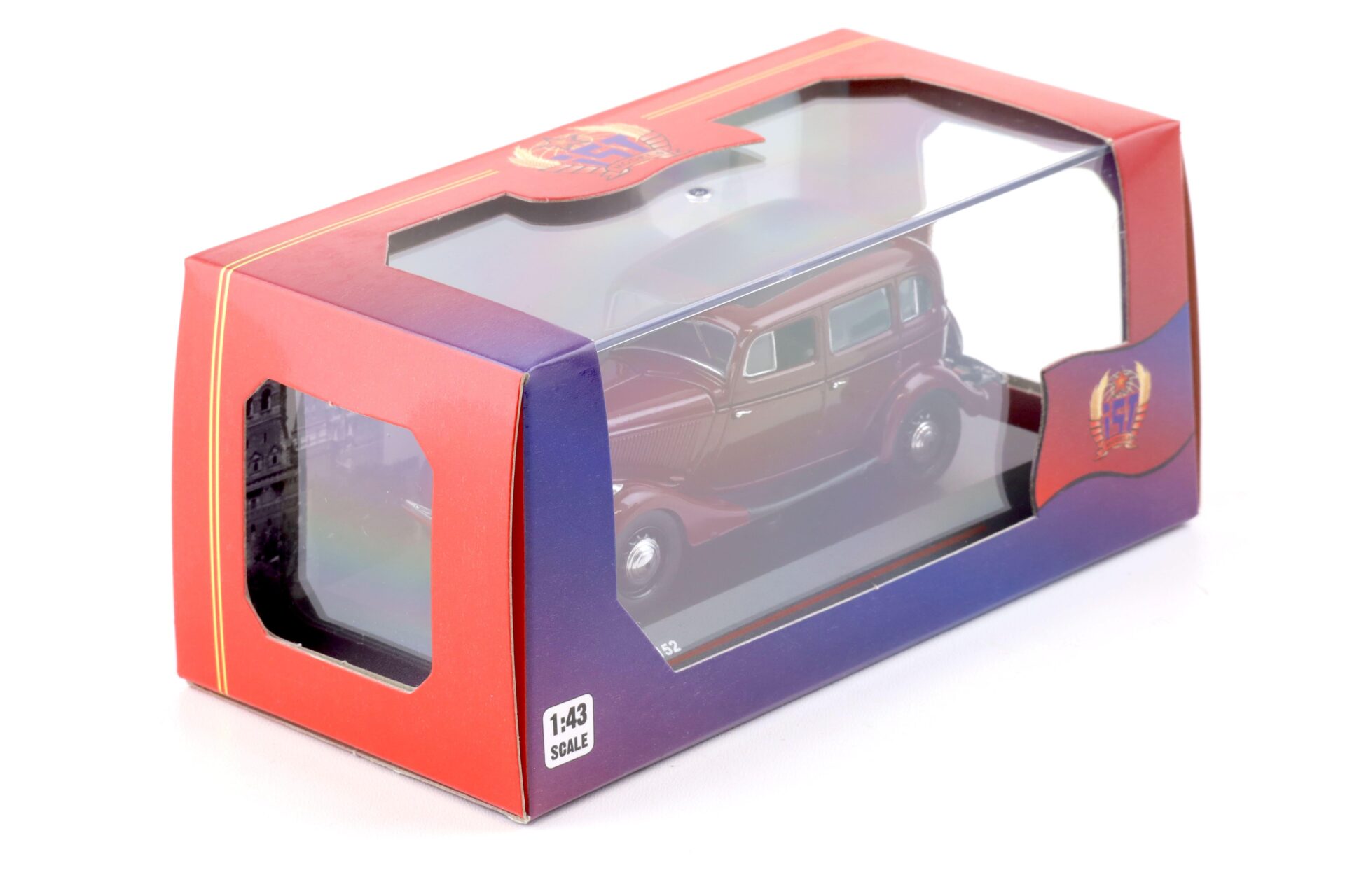 1:43 IST Models GAZ M1 dark red 1942