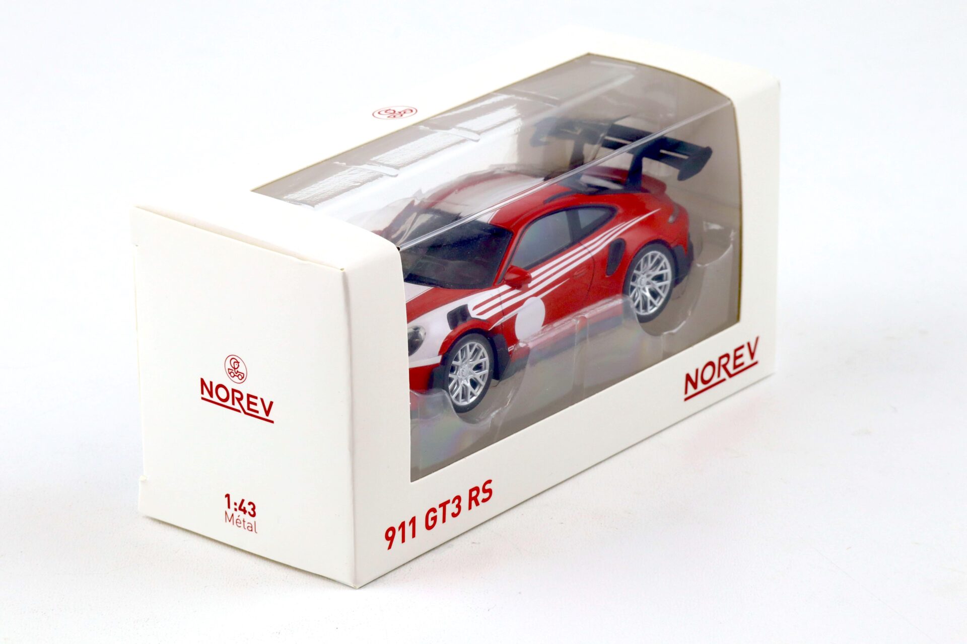 1:43 Norev Jet Car Porsche 911 (992) GT3 RS red Salzburg Livery 2022