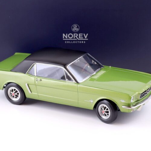 1:18 Norev Ford Mustang Hardtop Coupe 1965 green metallic - Limited 200 pcs.