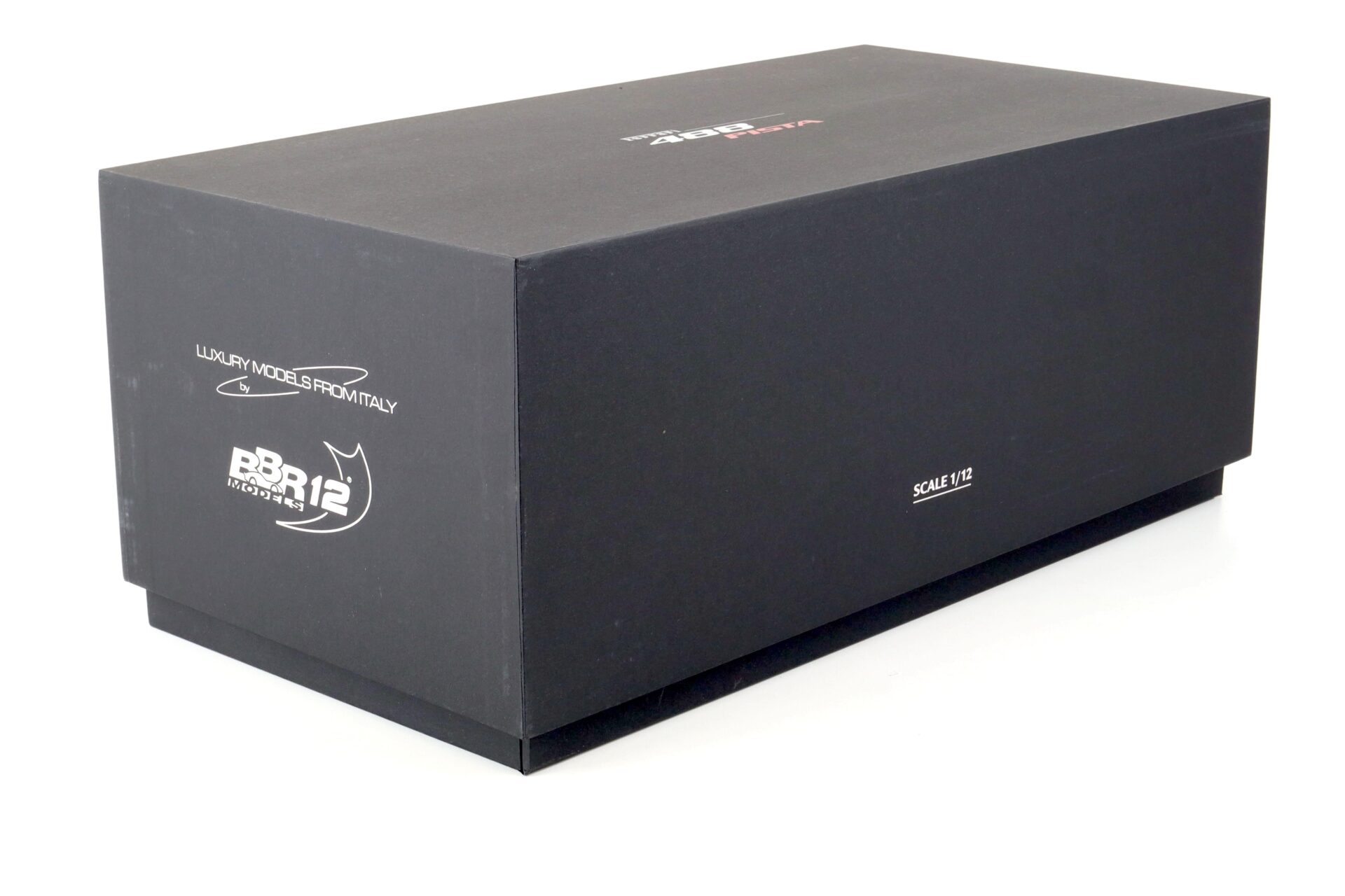 1:12 BBR Ferrari 488 Pista Rosso Corsa 322/ Argento-blue stripes - Limited 20 pcs.