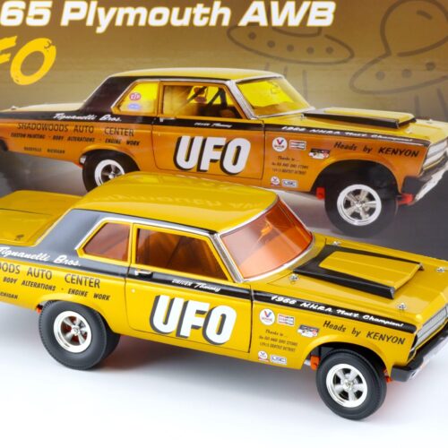 1:18 ACME 1965 Plymouth AWB Drag Car UFO gold/ black A1806509