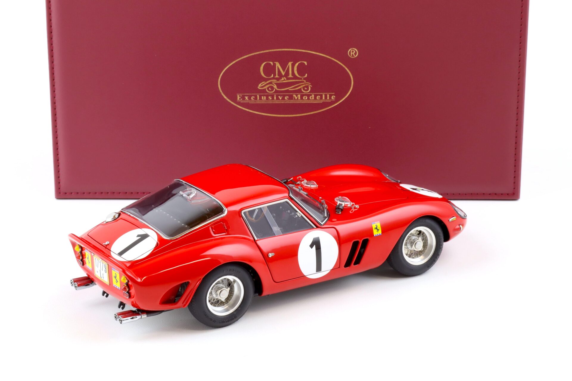 1:18 CMC Ferrari 250 GTO 1000km Paris Monthery #1 P.+R. Rodriguez red M-254