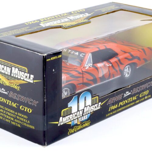 1:18 ERTL 1966 Pontiac GTO Coupe Arnie Beswick the Farmer Tiger orange/ black