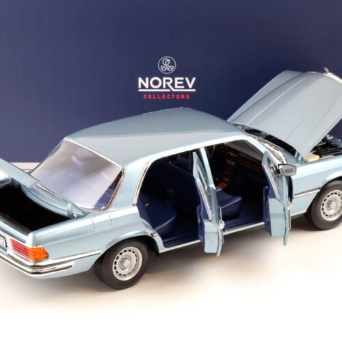 1:18 Norev Mercedes 450 SEL 6.9 Limousine grey/blue metallic 1976