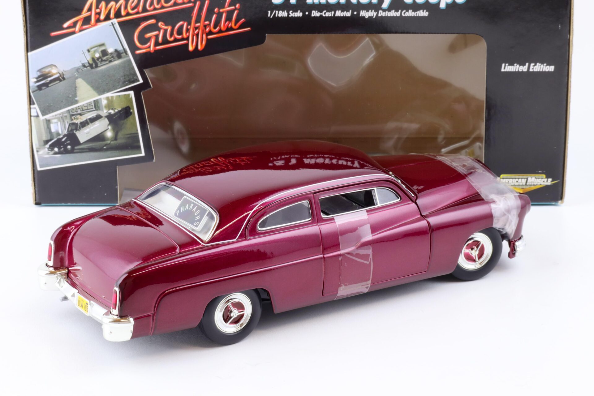 1:18 ERTL 1951 Mercury Coupe American Graffiti metallic deep red