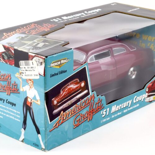 1:18 ERTL 1951 Mercury Coupe American Graffiti metallic deep red