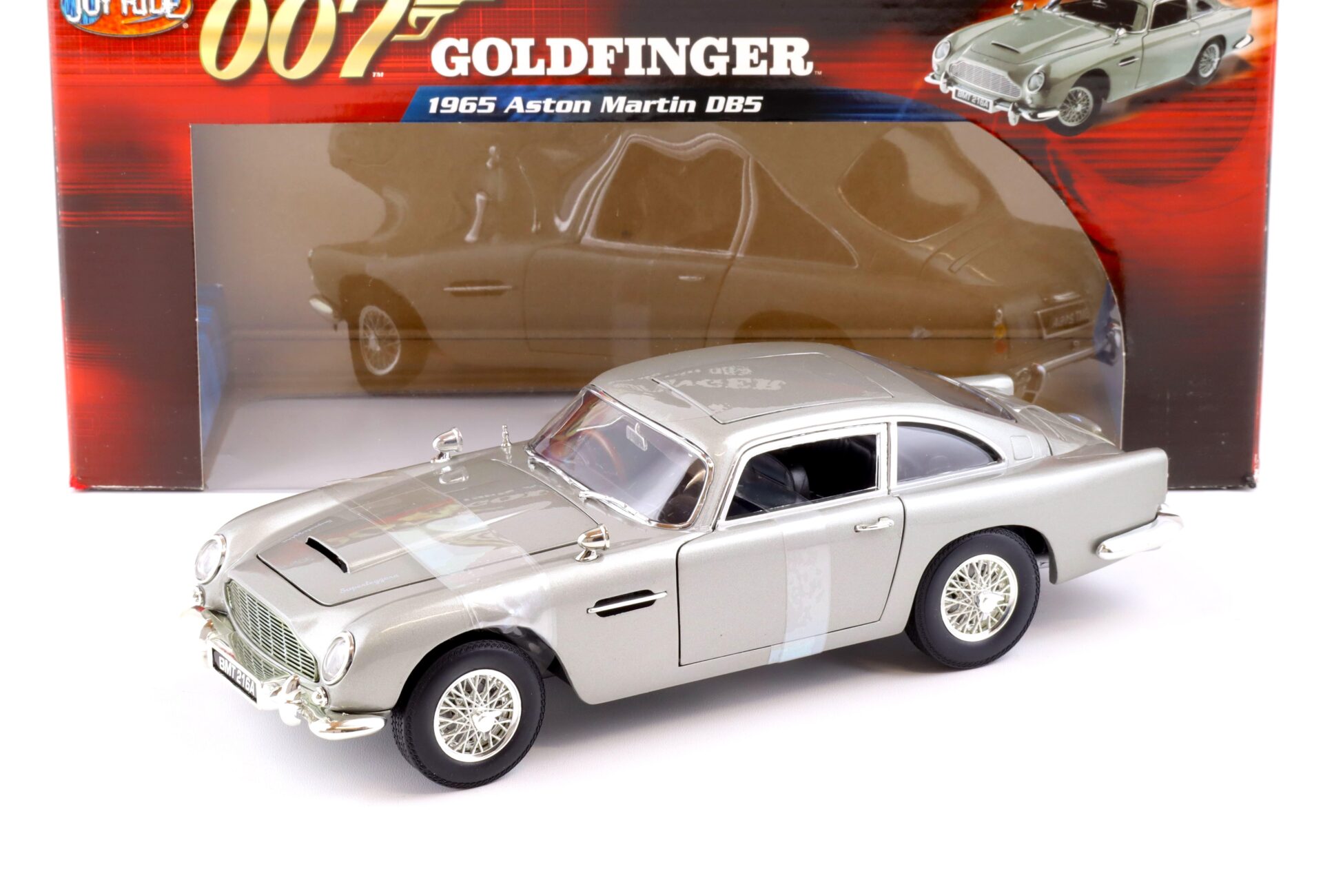 ID 82973 orig 1.jpg 1:18 Joyride ERTL 1965 Aston Martin DB5 grey James Bond 007 Goldfinger