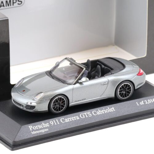 1:43 Minichamps Porsche 911 (997.2) Carrera GTS Cabriolet 2011 Meteor grey