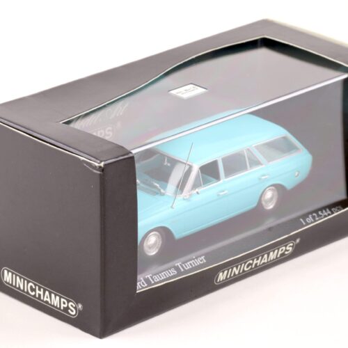 1:43 Minichamps Ford Taunus P5 Turnier light blue 64 - Image 3