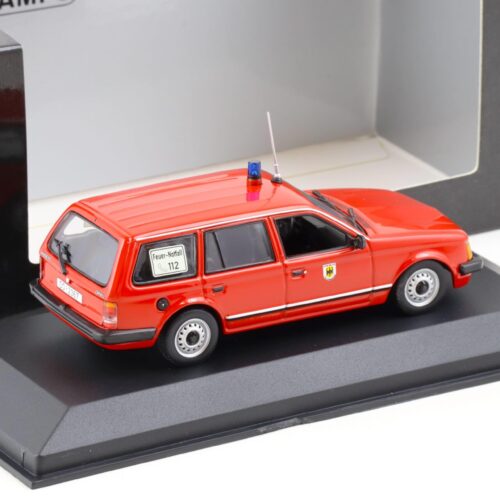 1:43 Minichamps Opel Kadett D Caravan 1979 Feuerwehr Dortmund red