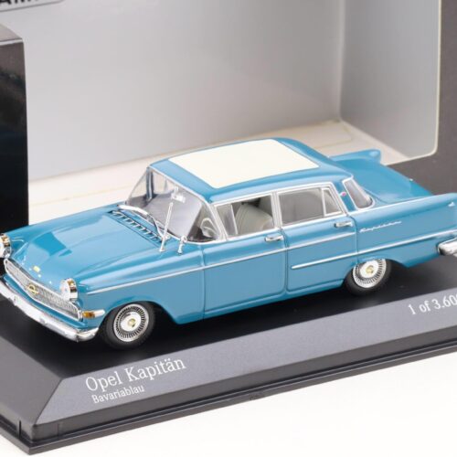1:43 Minichamps Opel Kapitän 1959-63 Bavaria blue