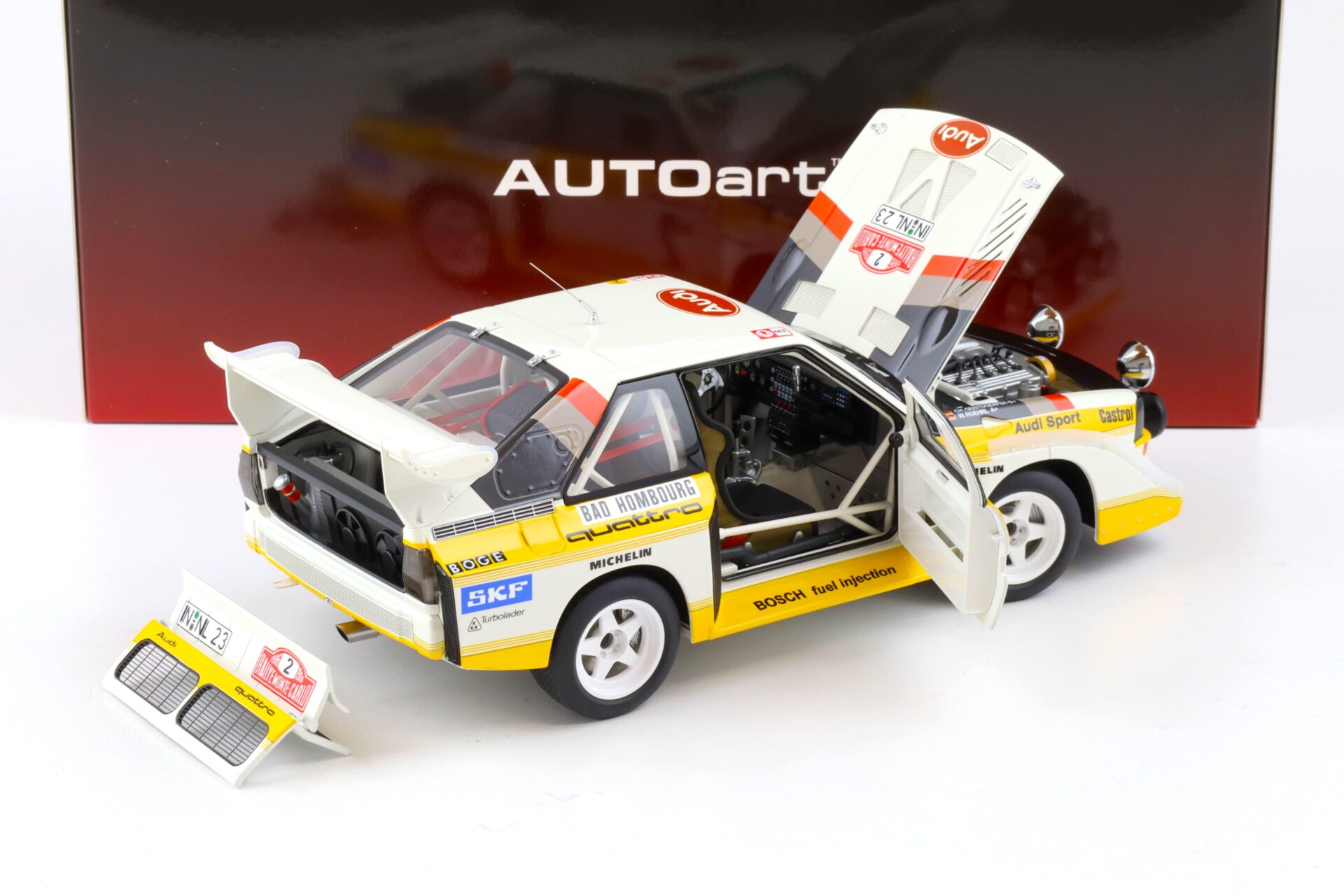 1:18 AUTOart Audi Sport Quattro S1 Rally Monte Carlo 1986 Röhrl/ Geistdörfer #2